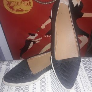 Aerin black flats size 11